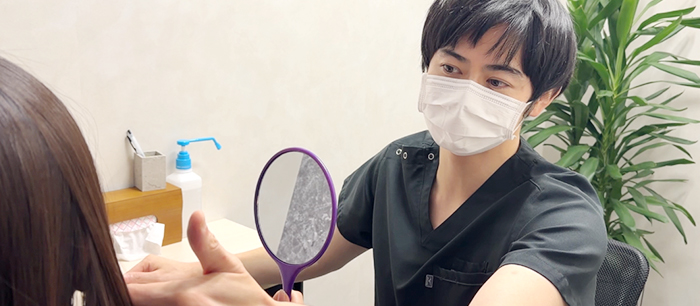 クマ取り施術までの流れ